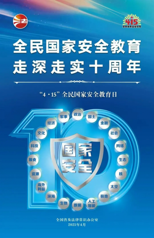 415全民国家安全教育日 | 全民国家安全教育，走深走实十周年